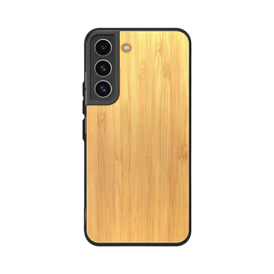 A wooden phone case
