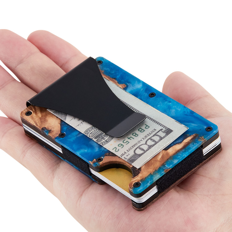 Wood and Resin Card Holder Wallet - Tallpine Cases | Sustainable and Eco-Friendly - card holder