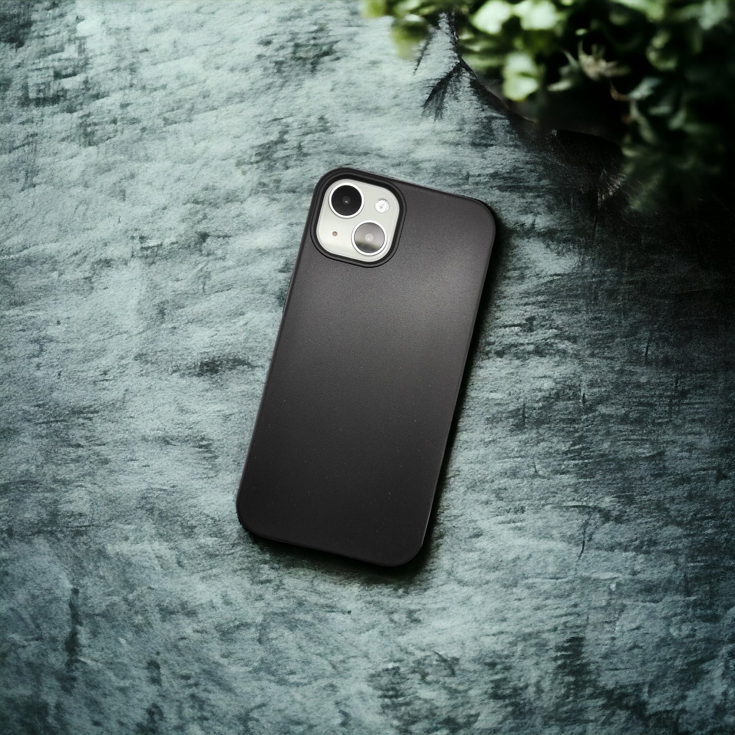 Compostable iPhone Case - Black - Tallpine Cases | Sustainable and Eco-Friendly - Black Solid color