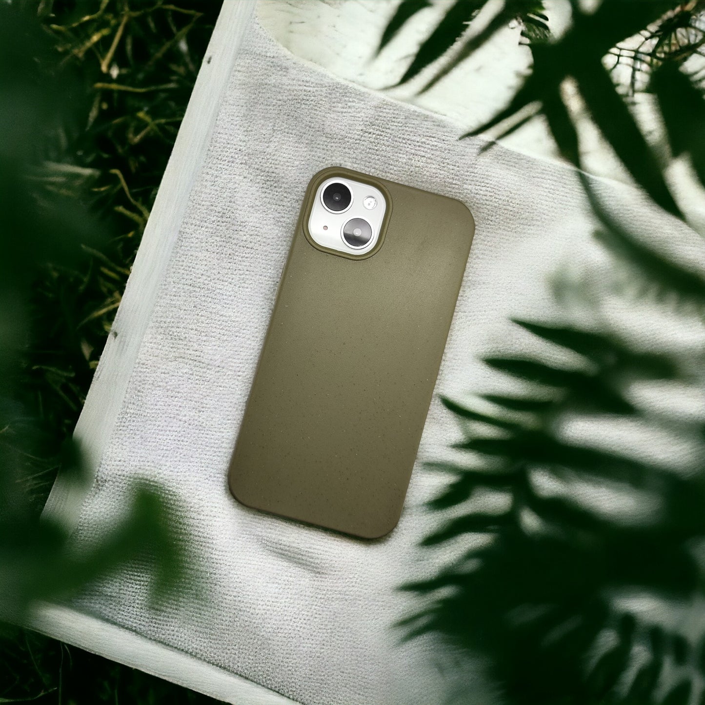 Kompostoituva iPhone-suojakuori - Metsänvihreä