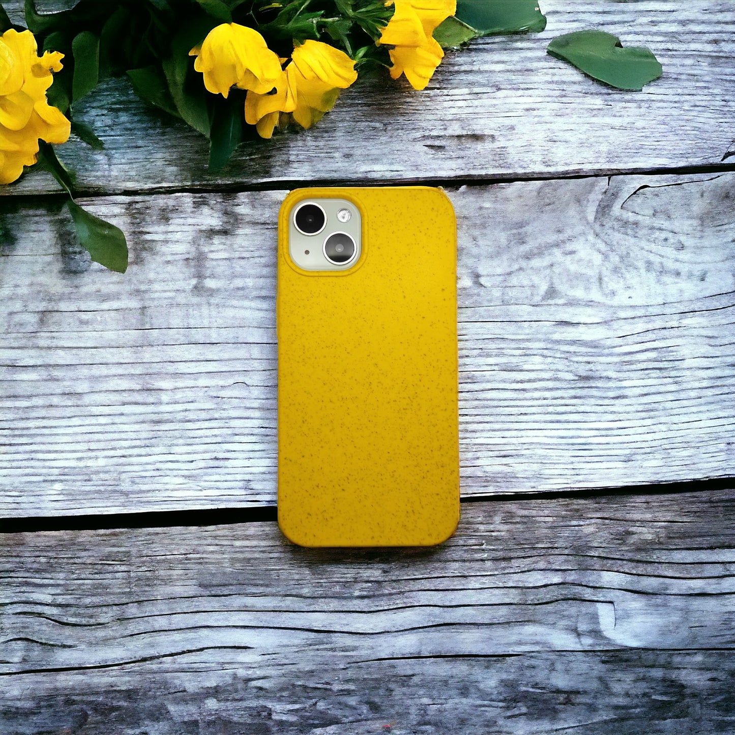 Compostable iPhone Case - Yellow - Tallpine Cases | Sustainable and Eco-Friendly - Solid color Yellow