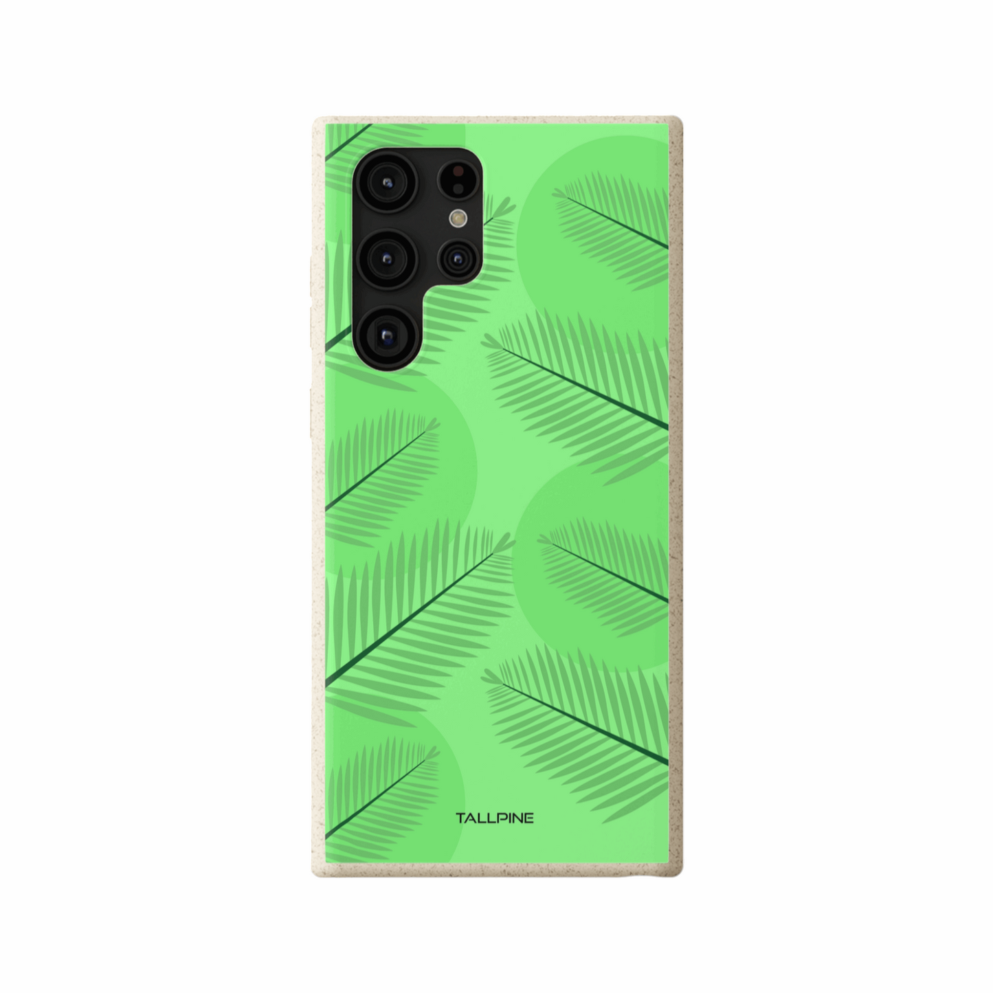 Green Leaves - Eco Case Samsung Galaxy S22 Ultra - Tallpine Cases | Sustainable and Eco-Friendly Phone Cases - Green Leaves Nature New