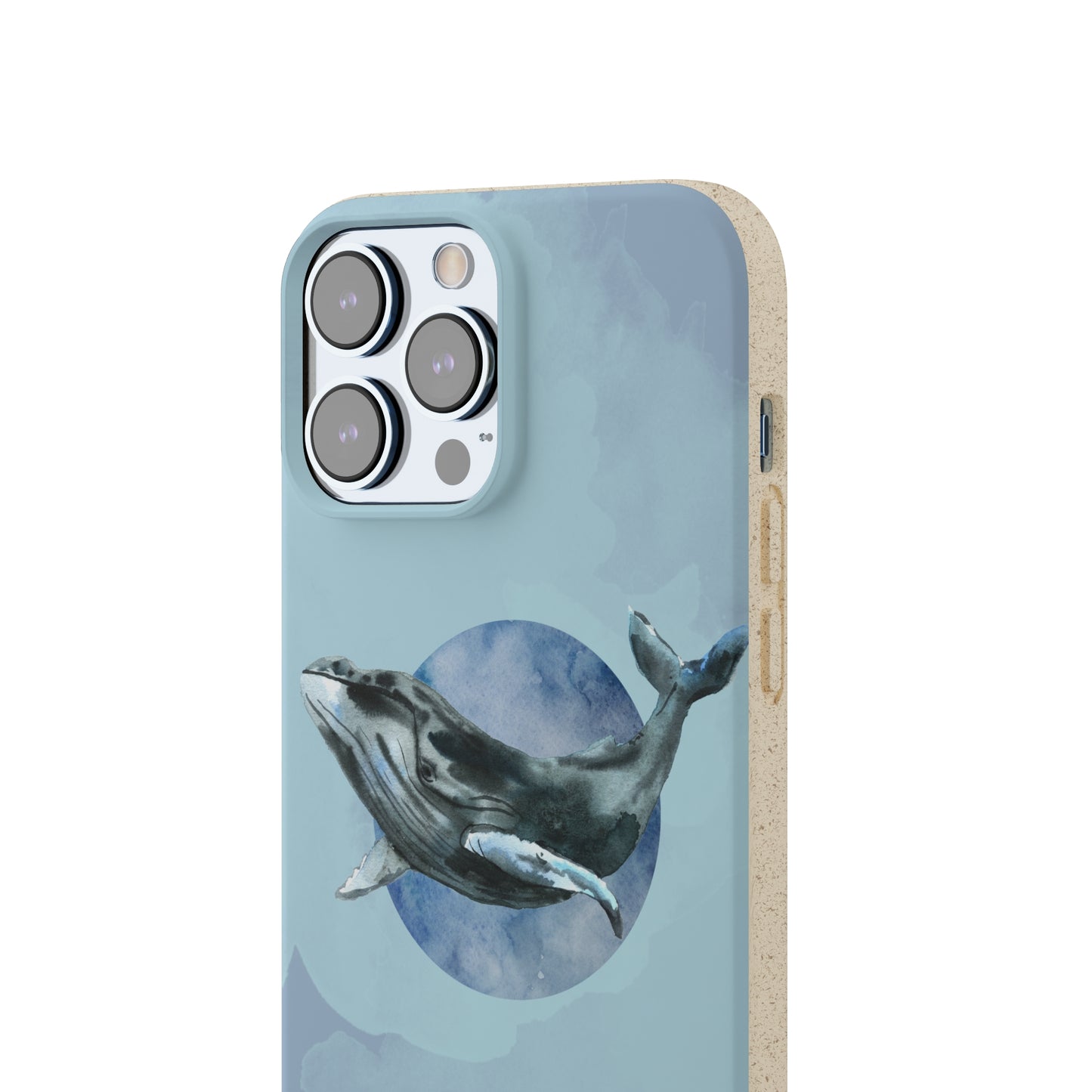 Watercolour Whale - Eco Suojakuori