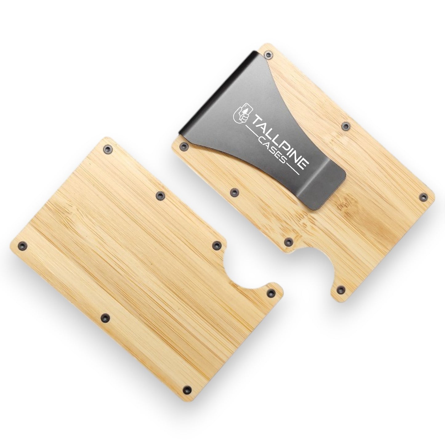 Wooden Card Holder Wallet