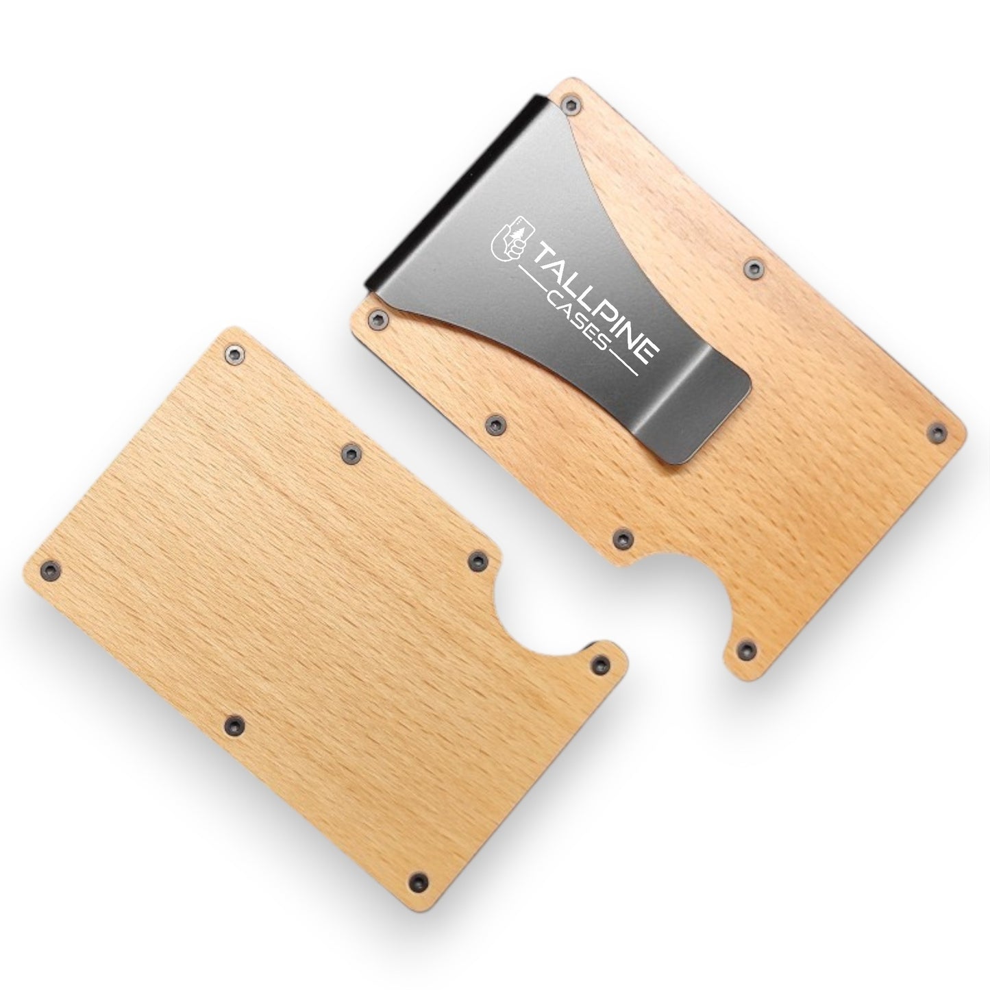 Wooden Card Holder Wallet