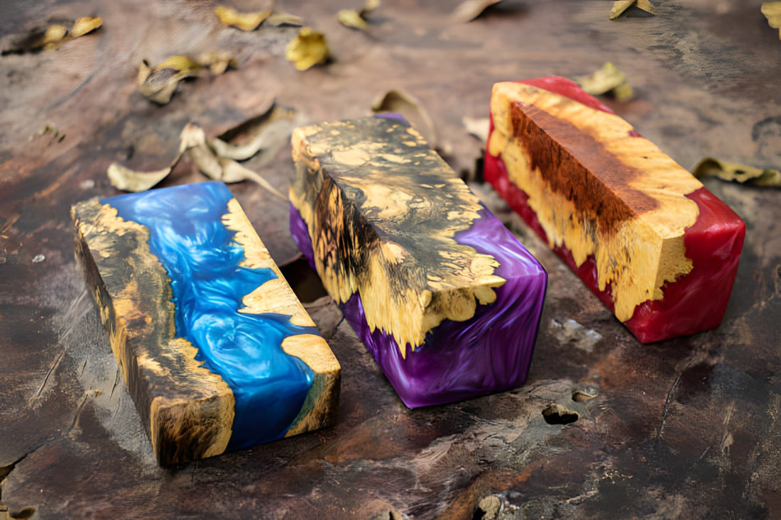 wood and epoxy resin - the perfect blend of sustainable style and nature's artistry