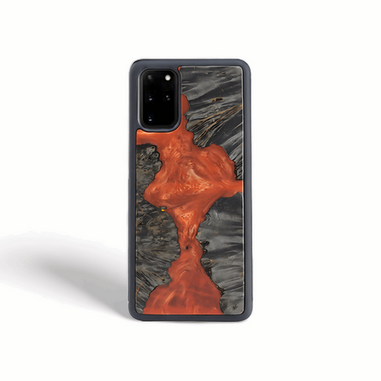 A wood and resin phone cover