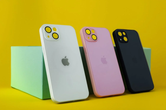 colorful phone covers on display