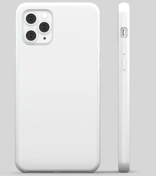 A white phone case
