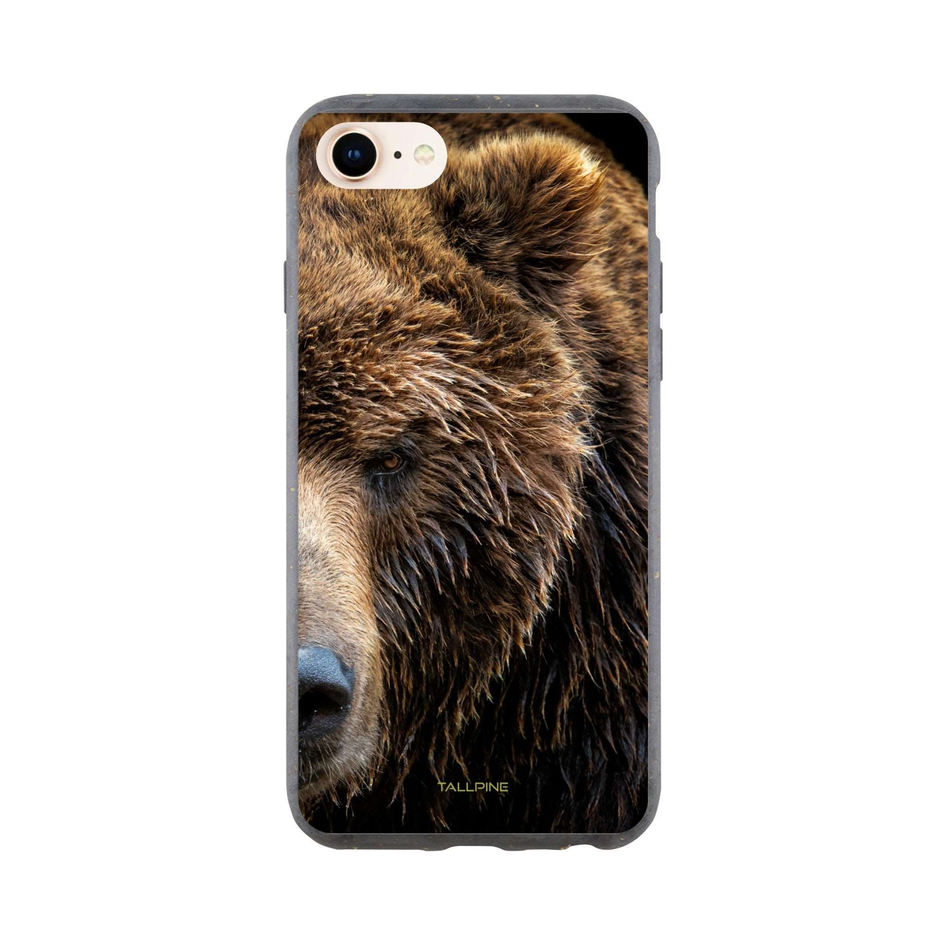 Brown Bear - Eco Case iPhone SE - Tallpine Cases | Sustainable and Eco-Friendly Phone Cases - Animals Bear
