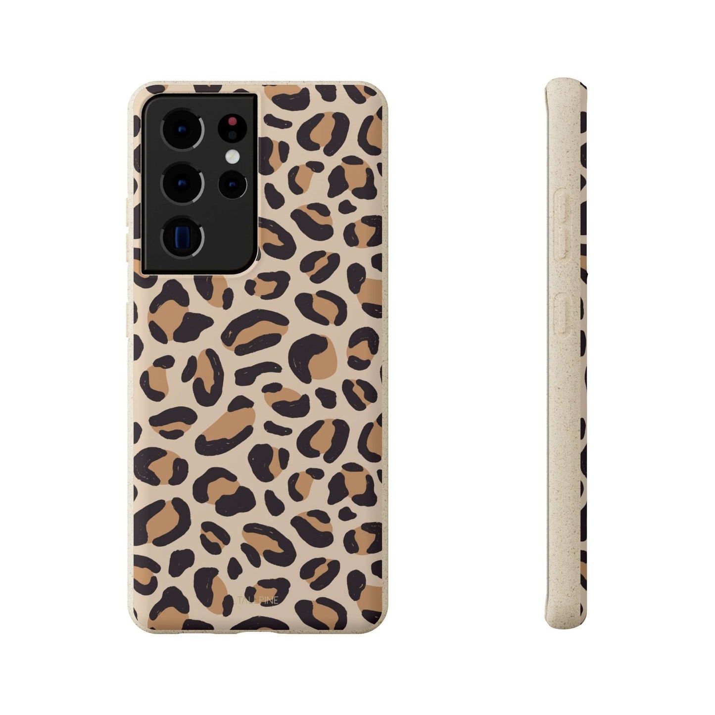 Beige Leopard - Eco Case Samsung Galaxy S21 Ultra - Tallpine | Sustainable and Eco-Friendly Phone Cases - Abstract Leopard print