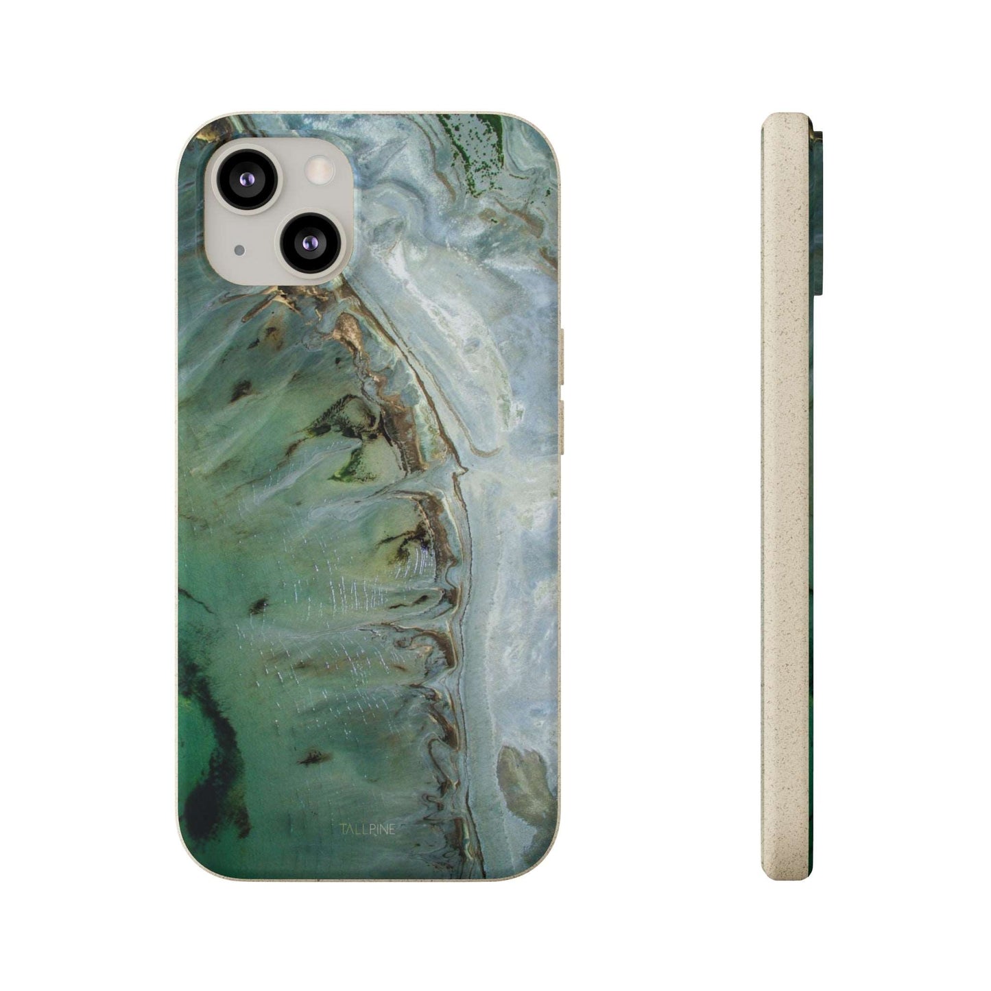 Golden Emerald Marble - Eco Case - Tallpine Cases | Sustainable and Eco-Friendly - Abstract Green Marble