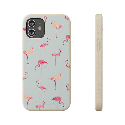 Tropical Flamingo - Eco Case iPhone 12 - Tallpine Cases | Sustainable and Eco-Friendly - Animals Pink