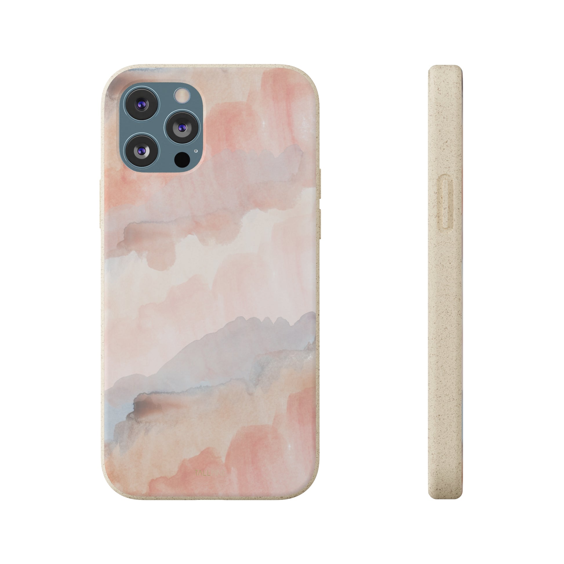 Watercolor Pastel - Eco Case iPhone 12 Pro Max - Tallpine | Sustainable and Eco-Friendly Phone Cases - Abstract Pink