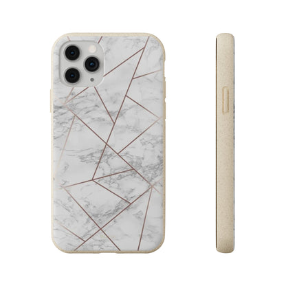 Faded Gold Marble - Eco Case iPhone 11 Pro - Tallpine Cases | Sustainable and Eco-Friendly - Abstract Gray Marble