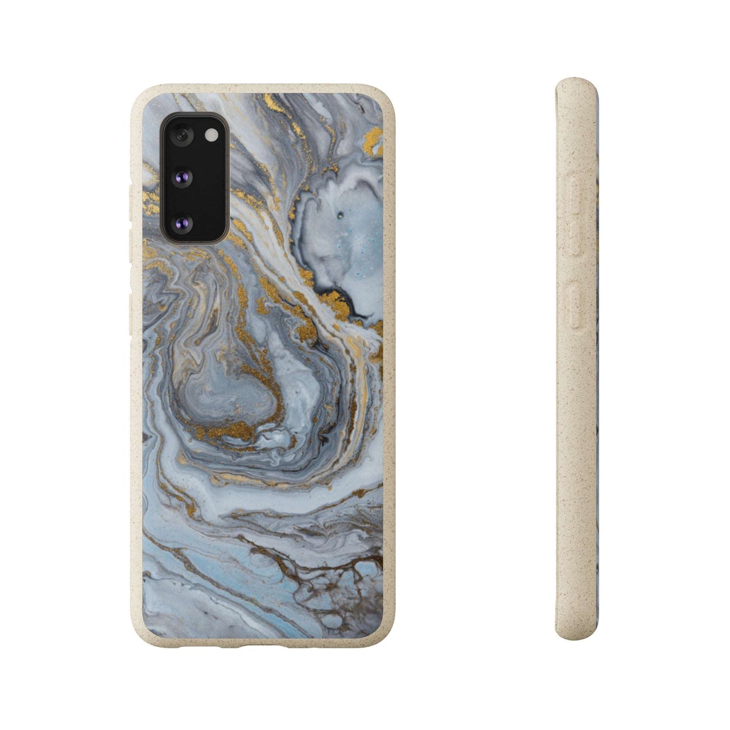 Chrome Marble - Eco Case Samsung Galaxy S20 - Tallpine Cases | Sustainable and Eco-Friendly - Abstract Blue Marble