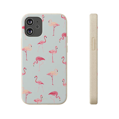 Tropical Flamingo - Eco Case iPhone 12 Mini - Tallpine Cases | Sustainable and Eco-Friendly - Animals Pink