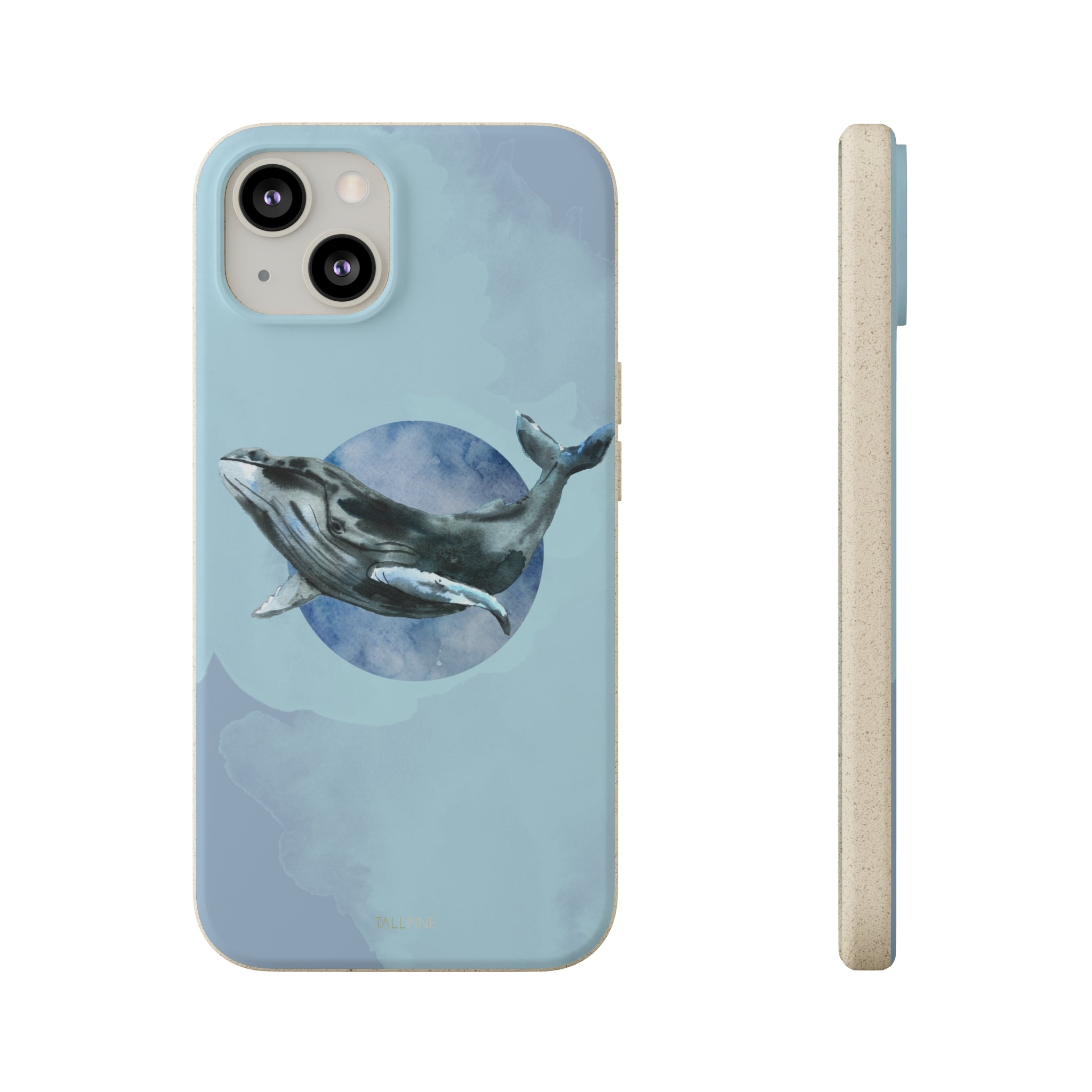 Watercolor Whale Eco Case Tallpine Cases