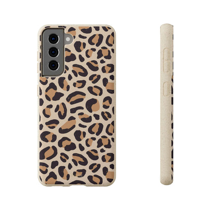Beige Leopard - Eco Case Samsung Galaxy S21 - Tallpine | Sustainable and Eco-Friendly Phone Cases - Abstract Leopard print