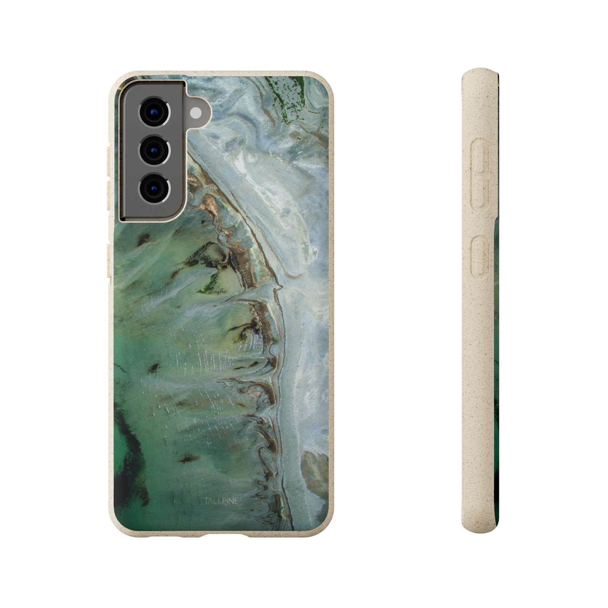 Golden Emerald Marble - Eco Case Samsung Galaxy S21 - Tallpine Cases | Sustainable and Eco-Friendly - Abstract Green Marble