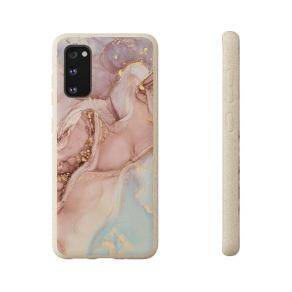 Golden Rose Marble - Eco Case Samsung Galaxy S20 - Tallpine Cases | Sustainable and Eco-Friendly - Abstract Hot Marble Pink