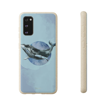 Watercolor Whale - Eco Case Samsung Galaxy S20 - Tallpine Cases | Sustainable and Eco-Friendly - Animals Blue Sealife