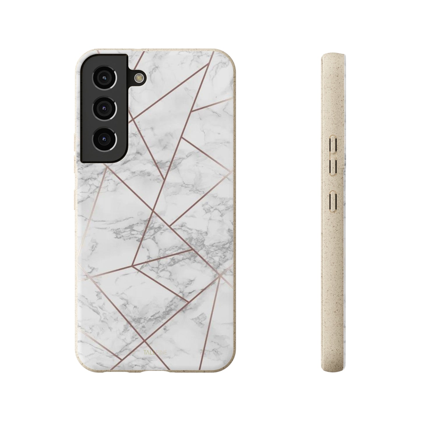 Faded Gold Marble - Eco Case Samsung Galaxy S22 - Tallpine Cases | Sustainable and Eco-Friendly - Abstract Gray Marble