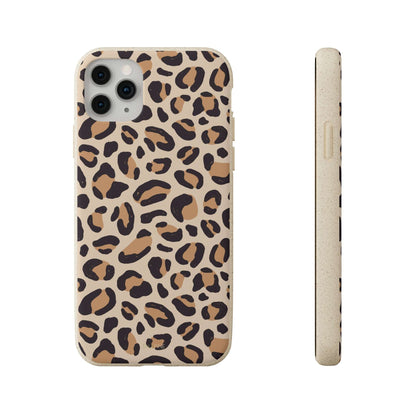Beige Leopard - Eco Case iPhone 11 Pro Max - Tallpine | Sustainable and Eco-Friendly Phone Cases - Abstract Leopard print