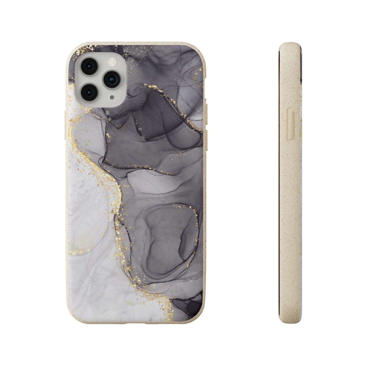 Golden Black Marble - Eco Case iPhone 11 Pro Max - Tallpine Cases | Sustainable and Eco-Friendly - Abstract Black Marble