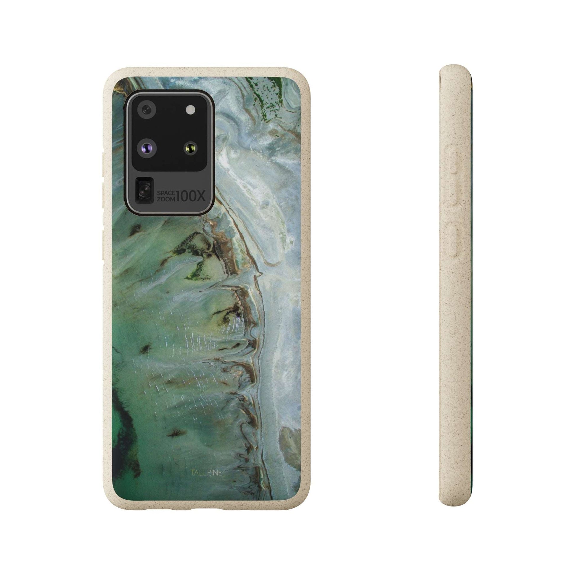 Golden Emerald Marble - Eco Case Samsung Galaxy S20 Ultra - Tallpine Cases | Sustainable and Eco-Friendly - Abstract Green Marble