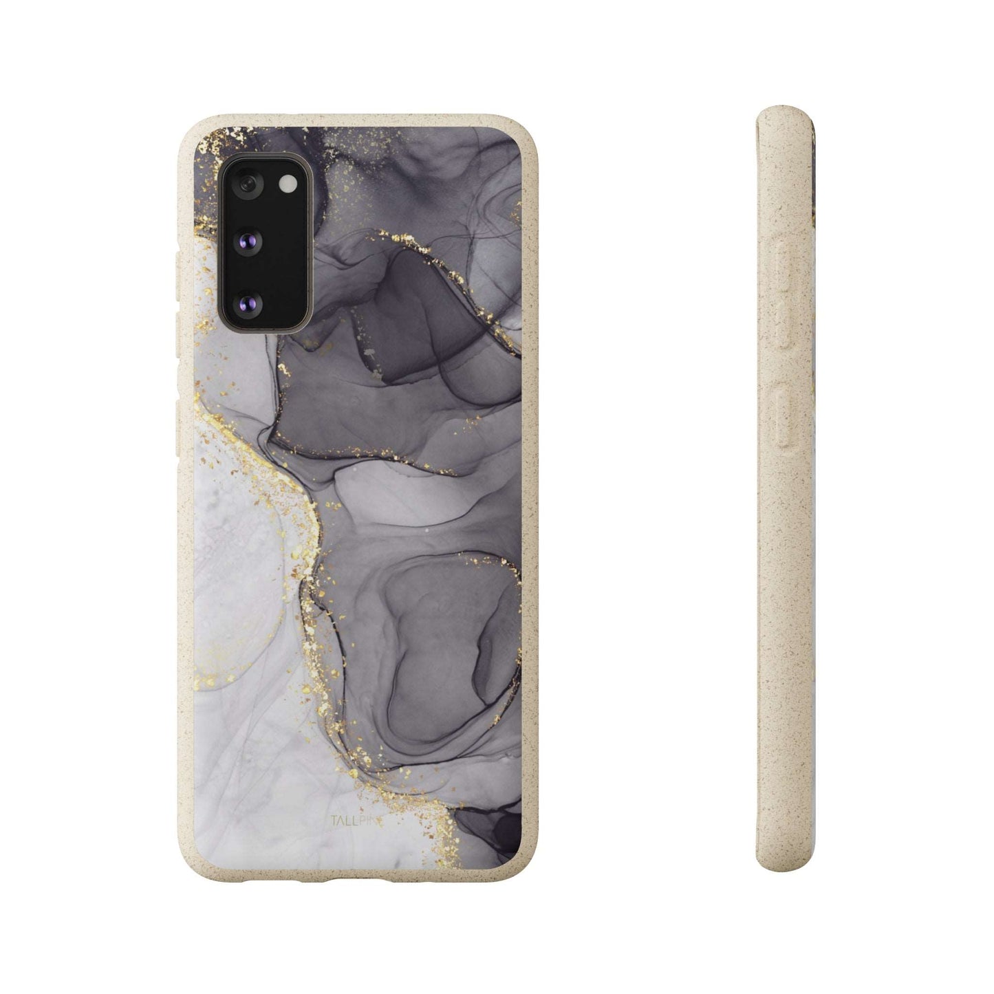 Golden Black Marble - Eco Case Samsung Galaxy S20 - Tallpine Cases | Sustainable and Eco-Friendly - Abstract Black Marble