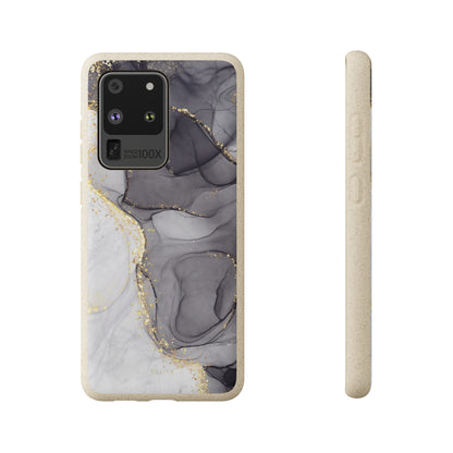 Golden Black Marble - Eco Case Samsung Galaxy S20 Ultra - Tallpine Cases | Sustainable and Eco-Friendly - Abstract Black Marble