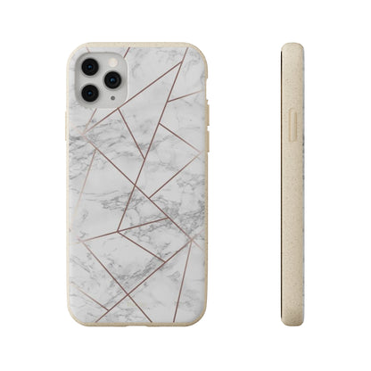 Faded Gold Marble - Eco Case iPhone 11 Pro Max - Tallpine Cases | Sustainable and Eco-Friendly - Abstract Gray Marble