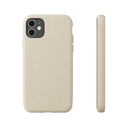 Peach Granite - Eco Case iPhone 11 - Tallpine | Sustainable and Eco-Friendly Phone Cases - Abstract Beige Blank Solid color