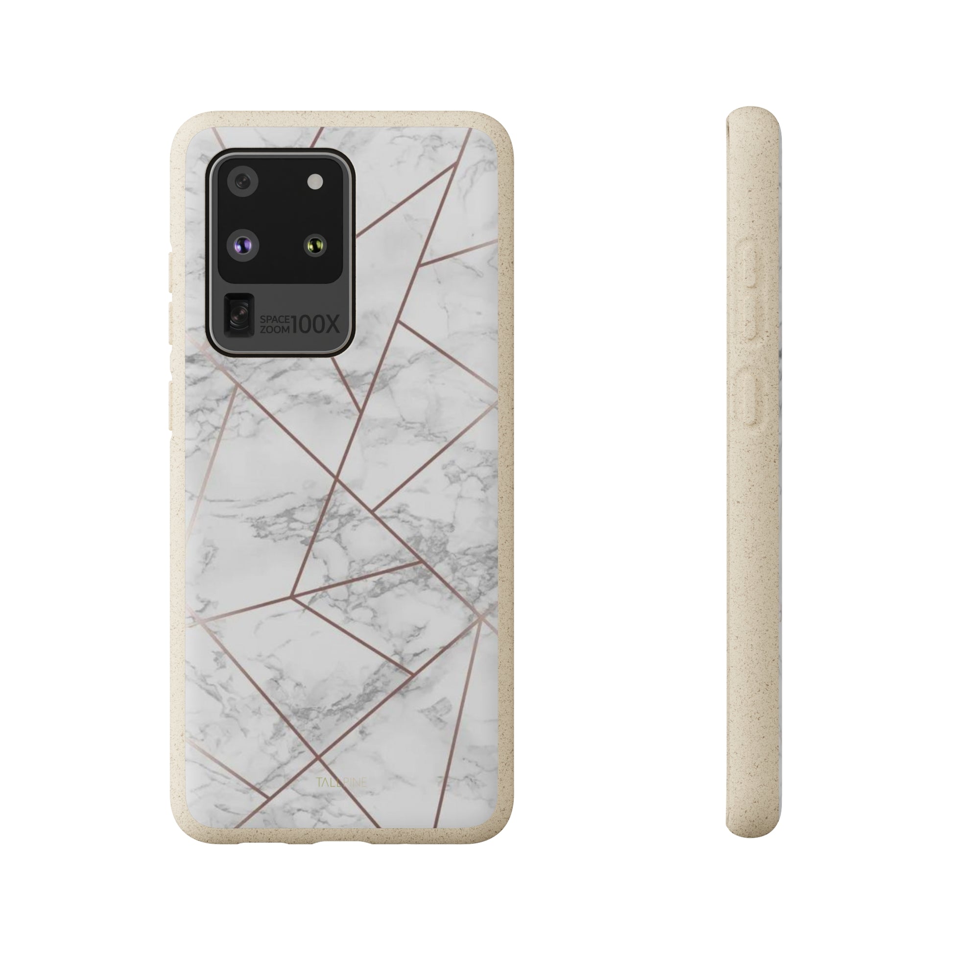 Faded Gold Marble - Eco Case Samsung Galaxy S20 Ultra - Tallpine Cases | Sustainable and Eco-Friendly - Abstract Gray Marble