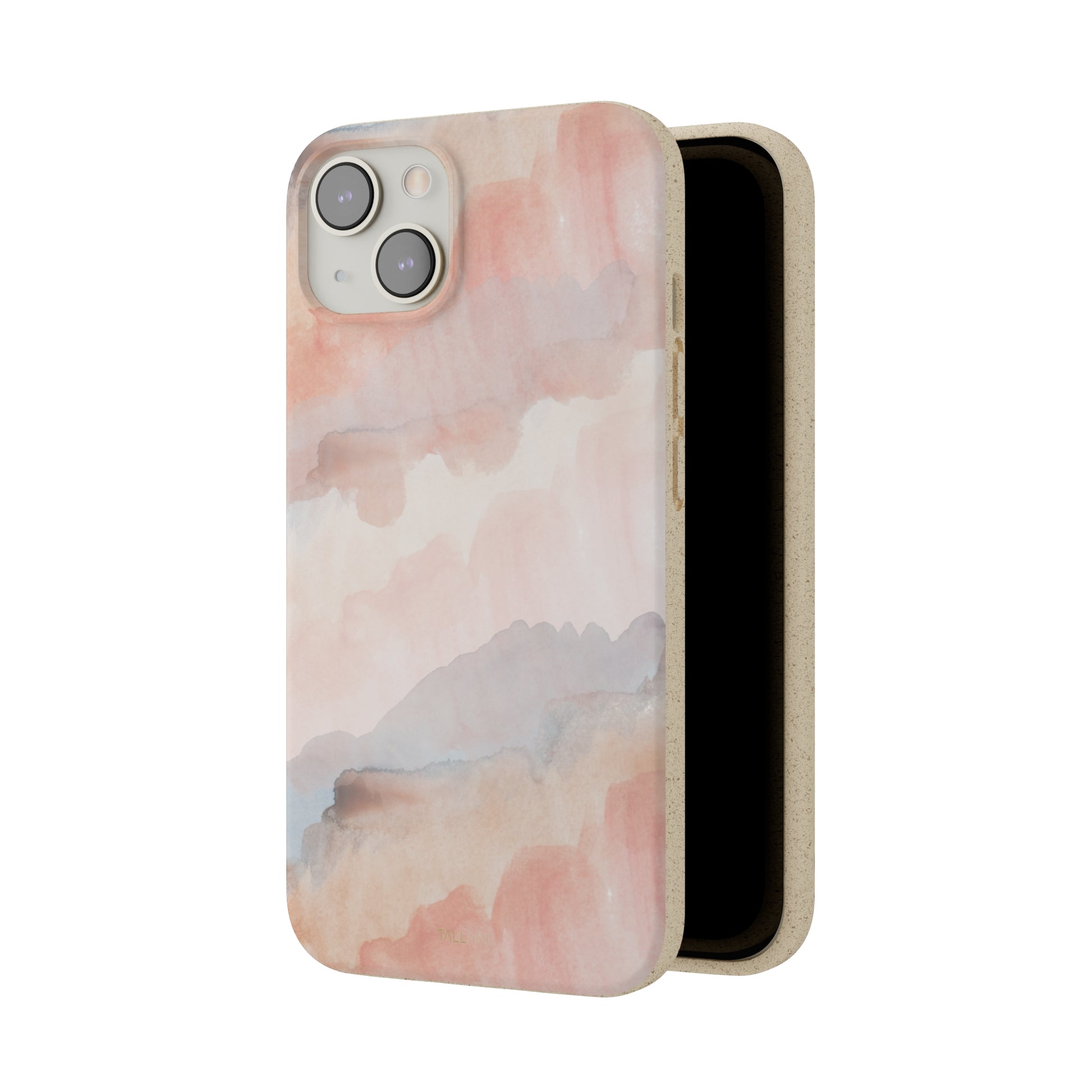 Watercolor Pastel - Eco Case - Tallpine | Sustainable and Eco-Friendly Phone Cases - Abstract Pink