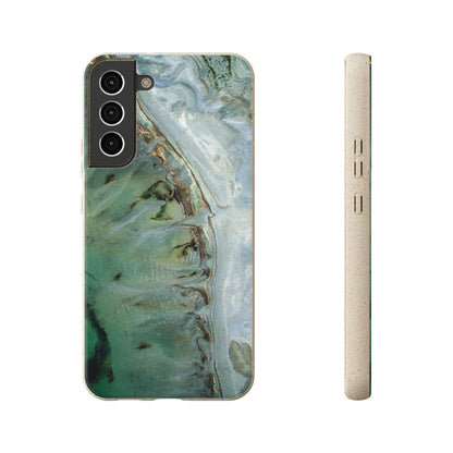 Golden Emerald Marble - Eco Case Samsung Galaxy S22 Plus - Tallpine Cases | Sustainable and Eco-Friendly - Abstract Green Marble
