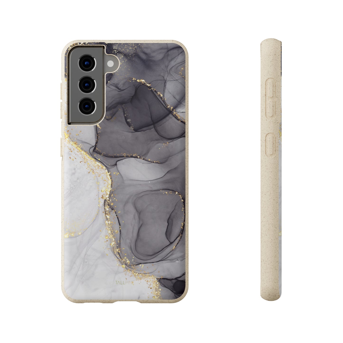 Golden Black Marble - Eco Case Samsung Galaxy S21 - Tallpine Cases | Sustainable and Eco-Friendly - Abstract Black Marble