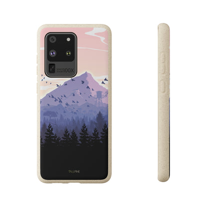Pink Forest - Eco Case Samsung Galaxy S20 Ultra - Tallpine Cases | Sustainable and Eco-Friendly - Forest Mountain Nature Pink