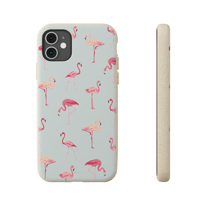 Tropical Flamingo - Eco Case iPhone 11 - Tallpine Cases | Sustainable and Eco-Friendly - Animals Pink