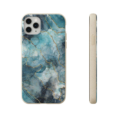 Sapphire Marble - Eco Case iPhone 11 Pro Max - Tallpine Cases | Sustainable and Eco-Friendly - Abstract Blue Marble