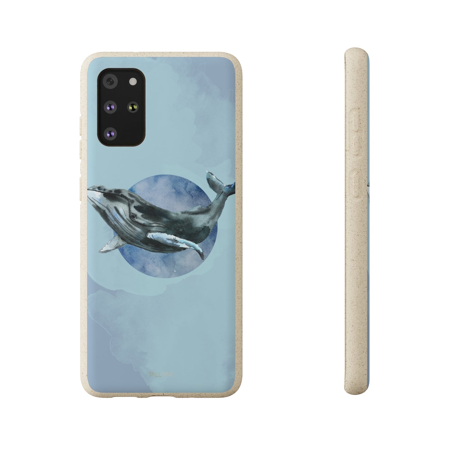 Watercolor Whale - Eco Case Samsung Galaxy S20+ - Tallpine Cases | Sustainable and Eco-Friendly - Animals Blue Sealife