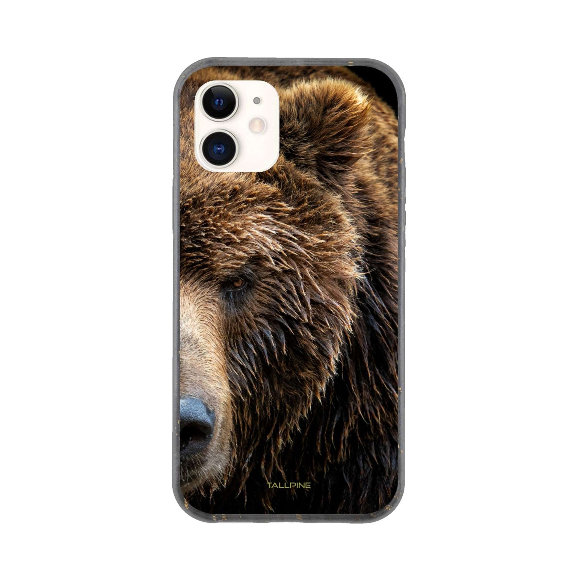 Brown Bear - Eco Case iPhone 12 - Tallpine Cases | Sustainable and Eco-Friendly Phone Cases - Animals Bear