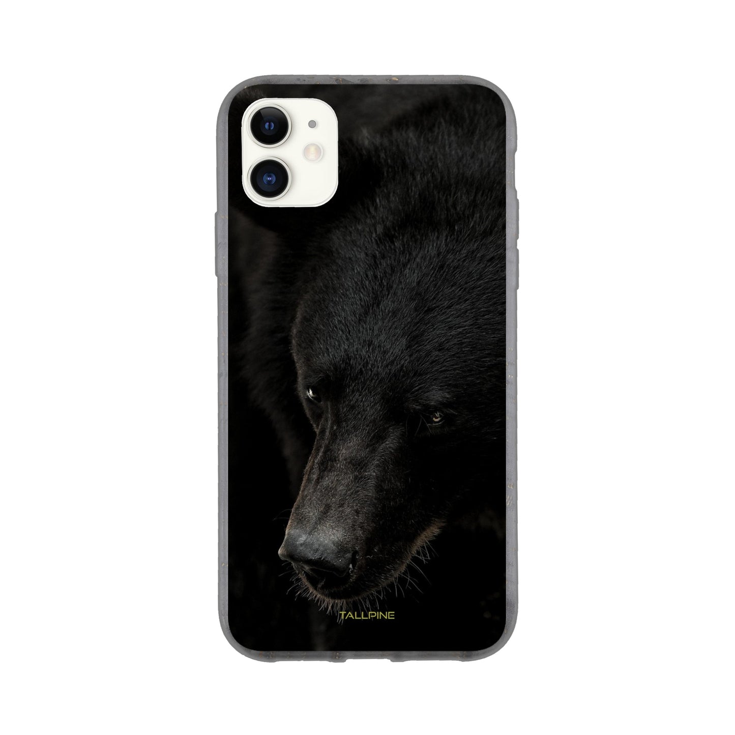 North American Black Bear - Eco Case iPhone 11 - Tallpine Cases | Sustainable and Eco-Friendly Phone Cases - Animals Bear Black New