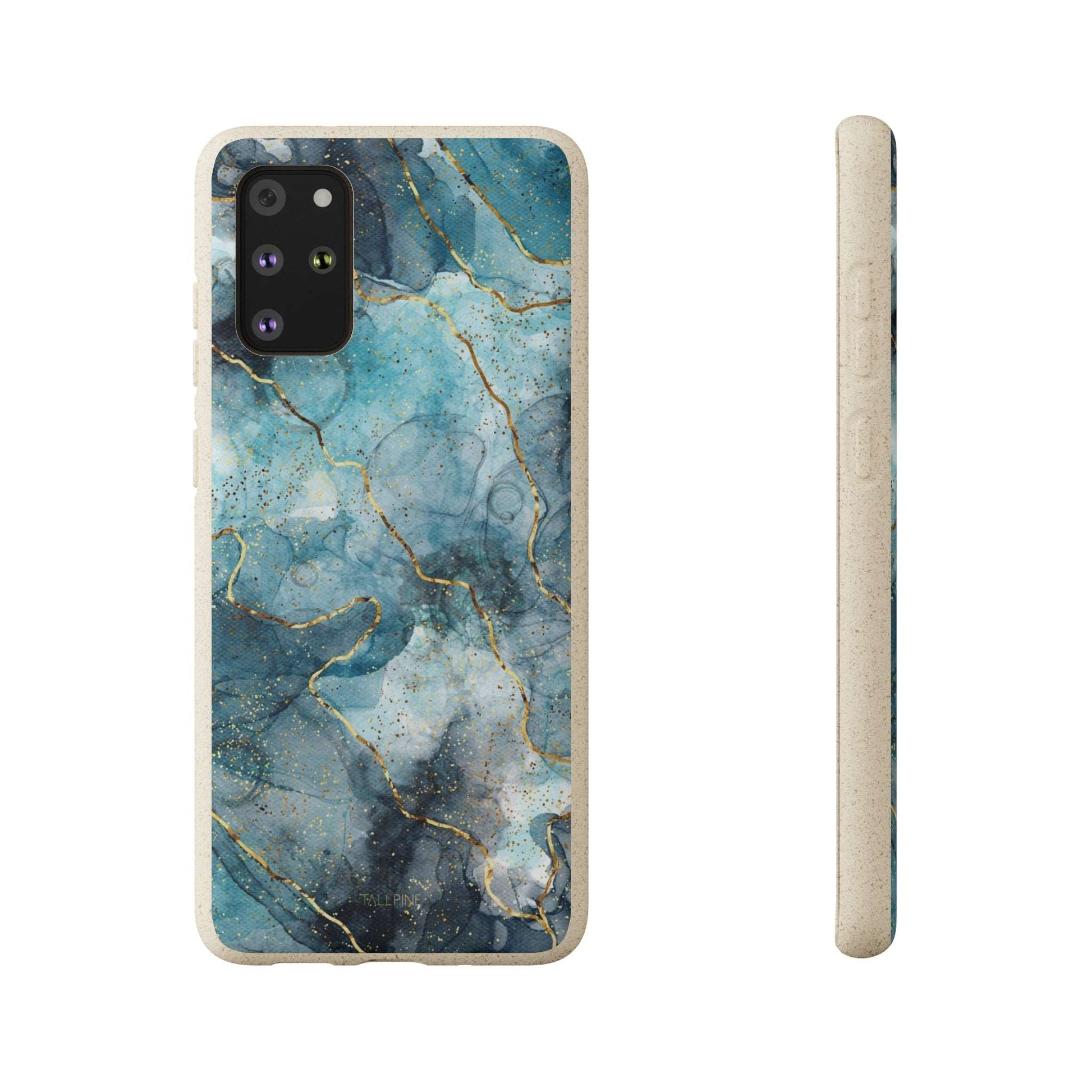 Sapphire Marble - Eco Case Samsung Galaxy S20+ - Tallpine Cases | Sustainable and Eco-Friendly - Abstract Blue Marble
