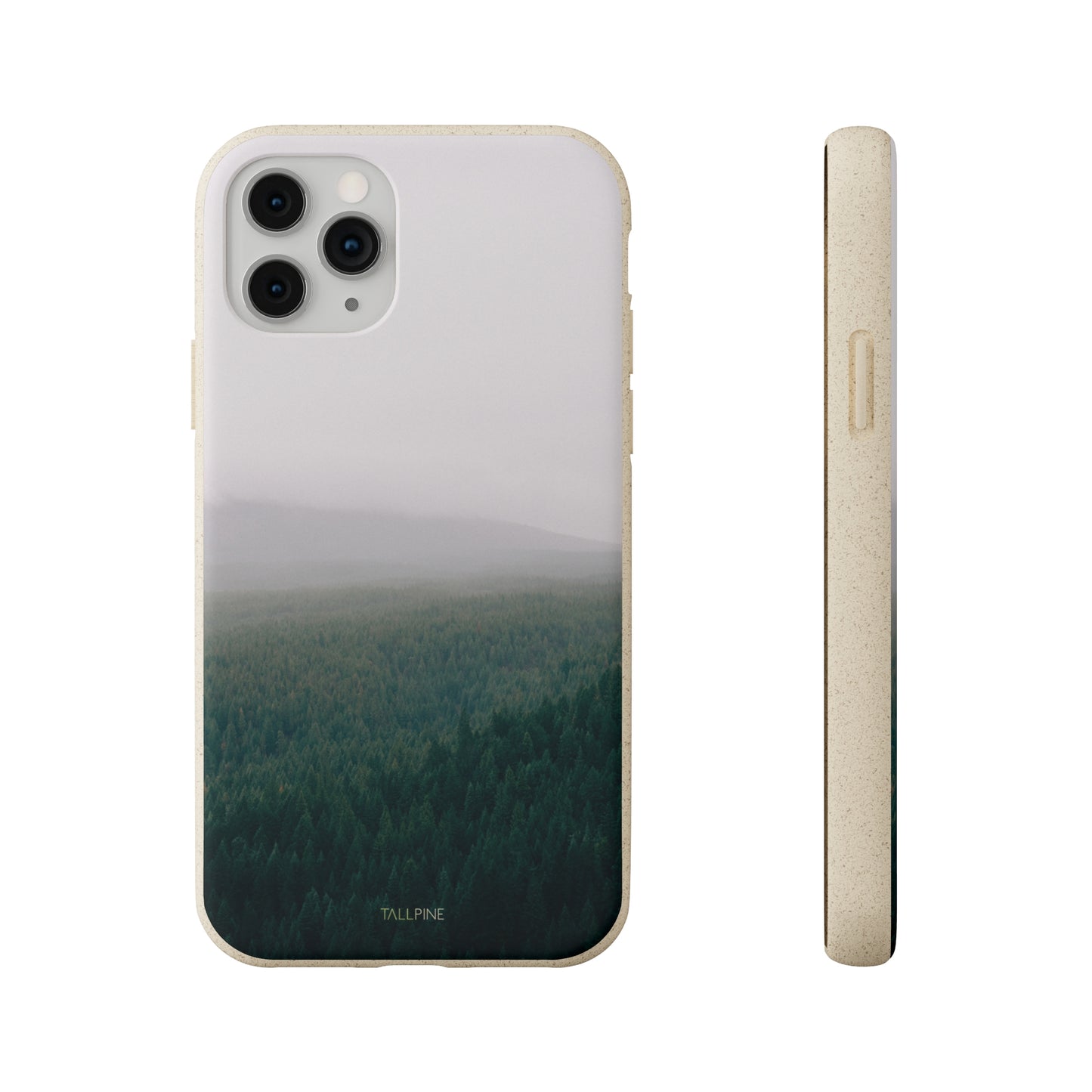 Good Morning Forest - Eco Case iPhone 11 Pro - Tallpine | Sustainable and Eco-Friendly Phone Cases - Forest Green Nature white