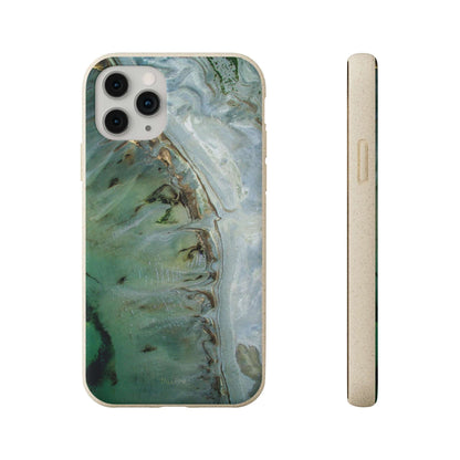 Golden Emerald Marble - Eco Case iPhone 11 Pro - Tallpine Cases | Sustainable and Eco-Friendly - Abstract Green Marble