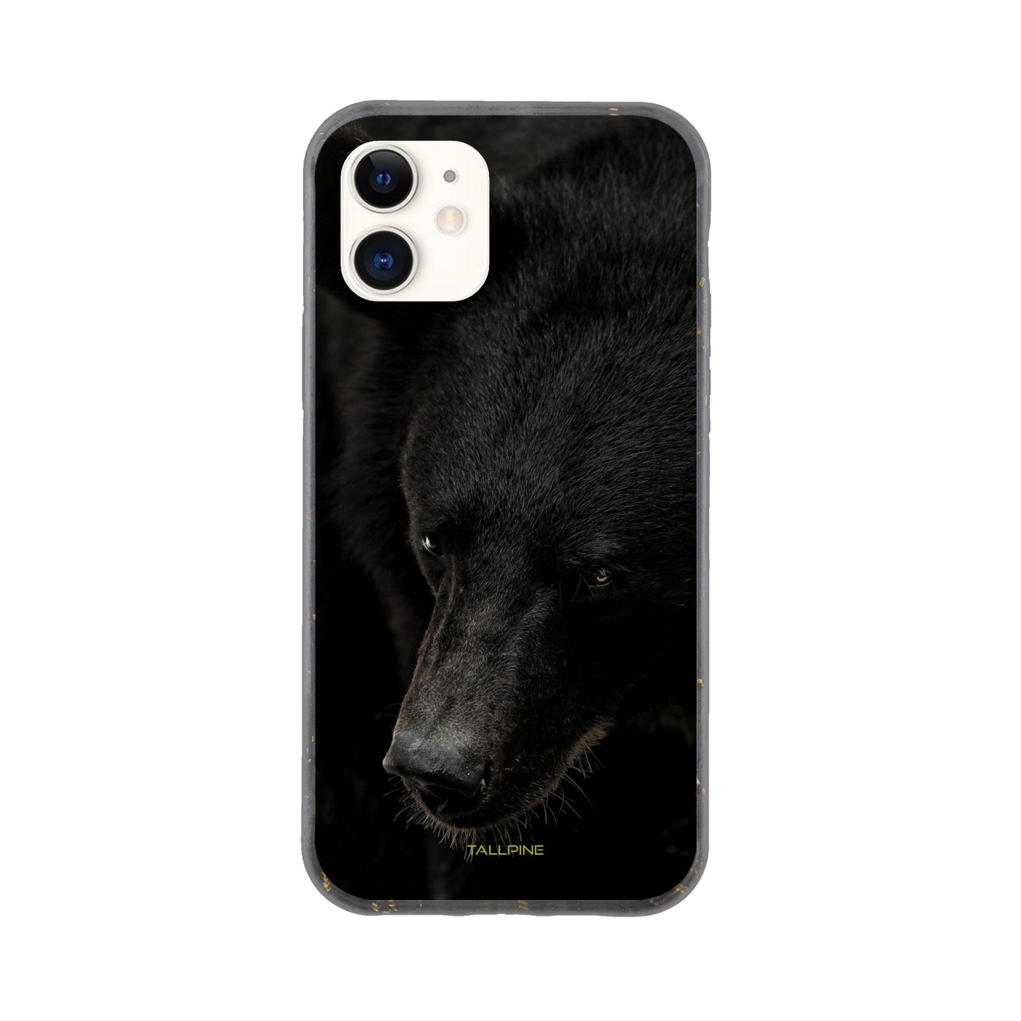 North American Black Bear - Eco Case iPhone 12 - Tallpine Cases | Sustainable and Eco-Friendly Phone Cases - Animals Bear Black New