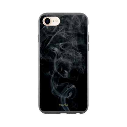 Black Smoke - Eco Case iPhone 7 - Tallpine Cases | Sustainable and Eco-Friendly Phone Cases - Abstract Black Smoke