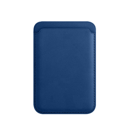 Magsafe Leather Card Holder for iPhone Blue - Tallpine | Sustainable and Eco-Friendly Phone Cases - card holder leather magsafe